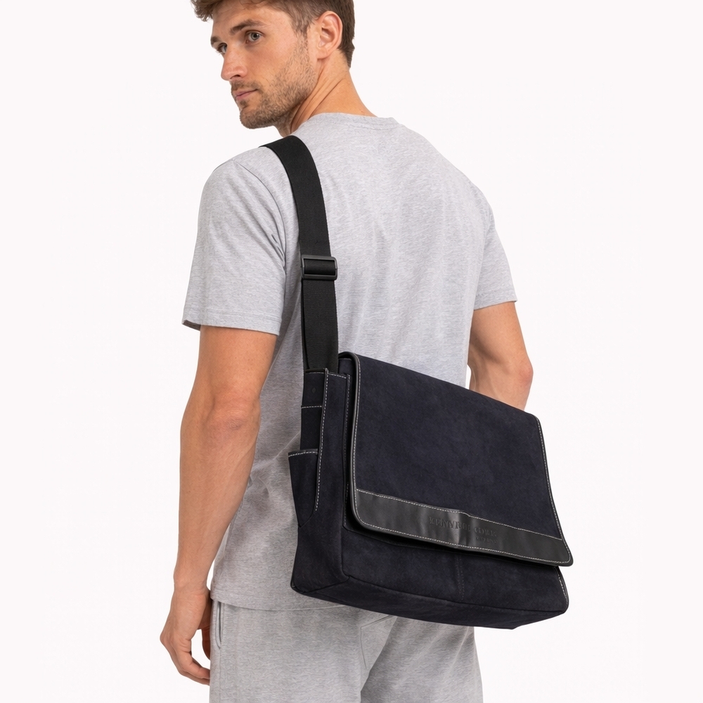 Kenneth Cole ($330) New York Black Messenger Laptop Bag Crossbody Satchel